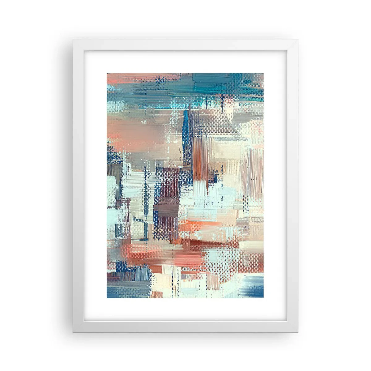 Affisch i vit ram - Att nå ljuset - 30x40 cm