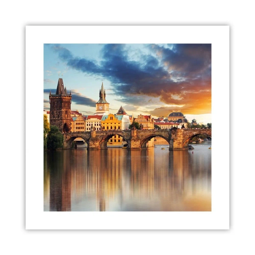 Affisch - Vacker sedan århundraden - 40x40 cm