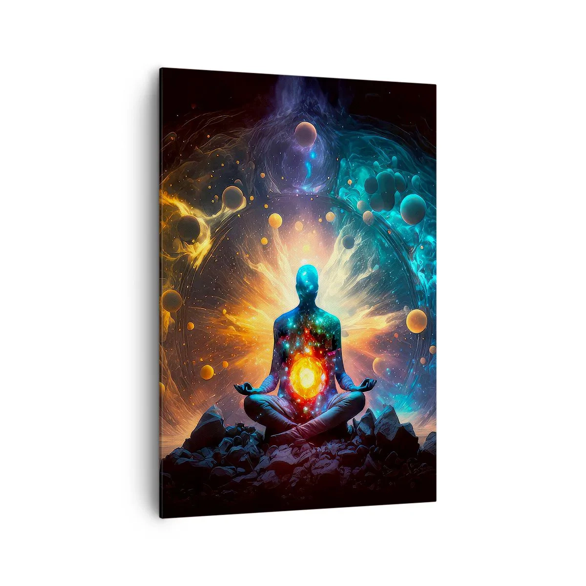 Canvastavla - Bild på duk - Kosmisk stillhet - 70x100 cm