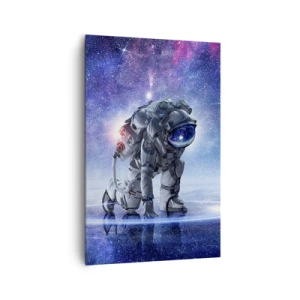 Canvastavla - Bild på duk - Stjärnig himmel över mig - 80x120 cm