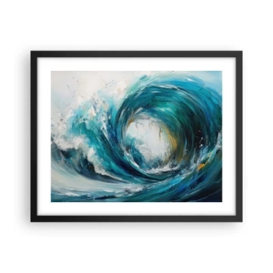 Affisch i svart ram - Havsportal - 50x40 cm