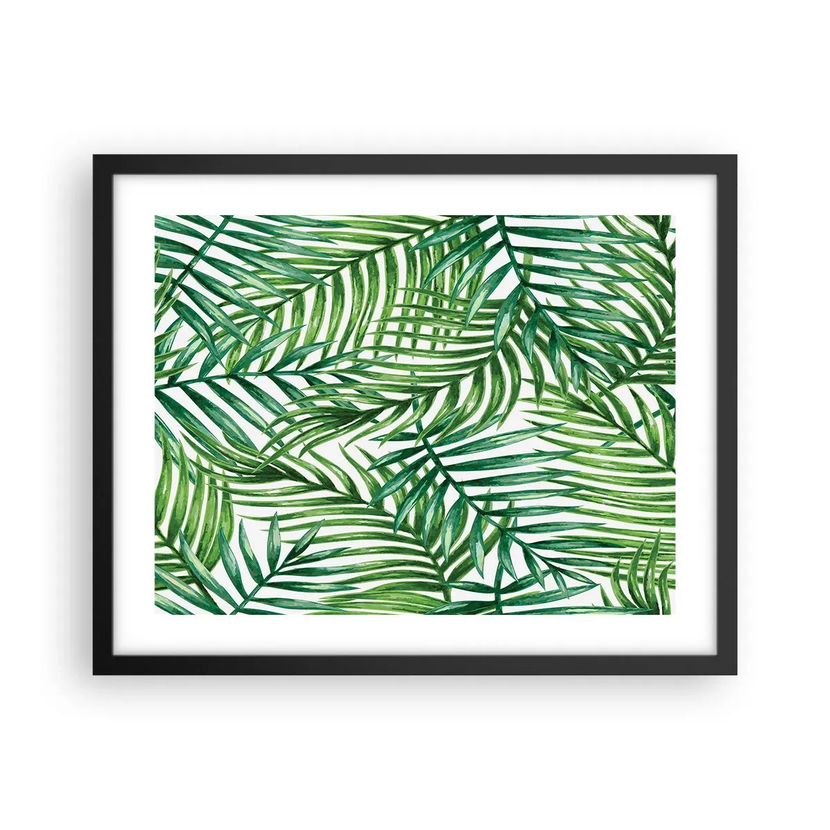 Affisch i svart ram - Under gröna baldakinen - 50x40 cm