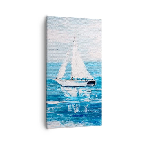 Canvastavla - Bild på duk - Med en vän vid din sida - 55x100 cm