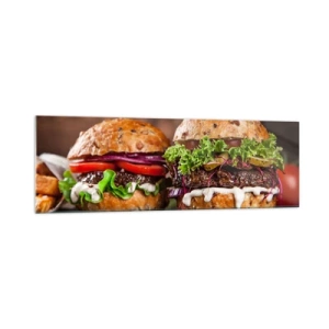 Glastavla - Bild på glas - American dream - 160x50 cm