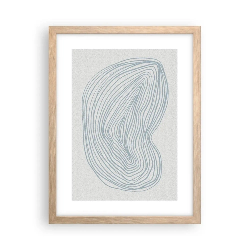 Affisch i ram av ljusek - Droppens leende - 30x40 cm