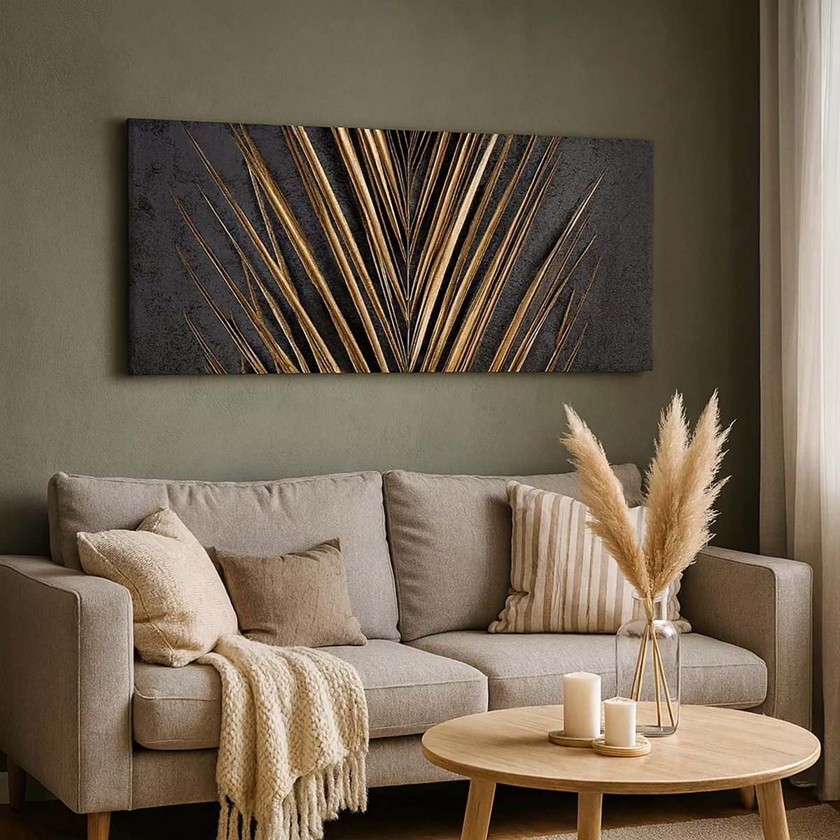 Canvastavla - Bild på duk - Tropikens guld - 30x30 cm