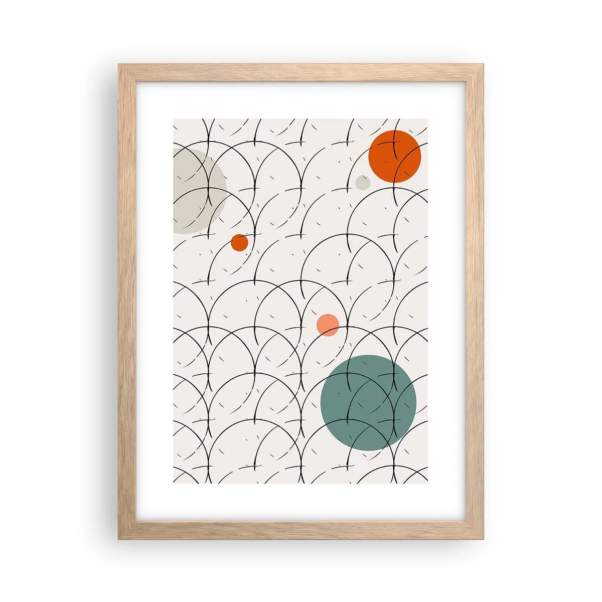 Affisch i ram av ljusek - I popkonstens anda - 30x40 cm