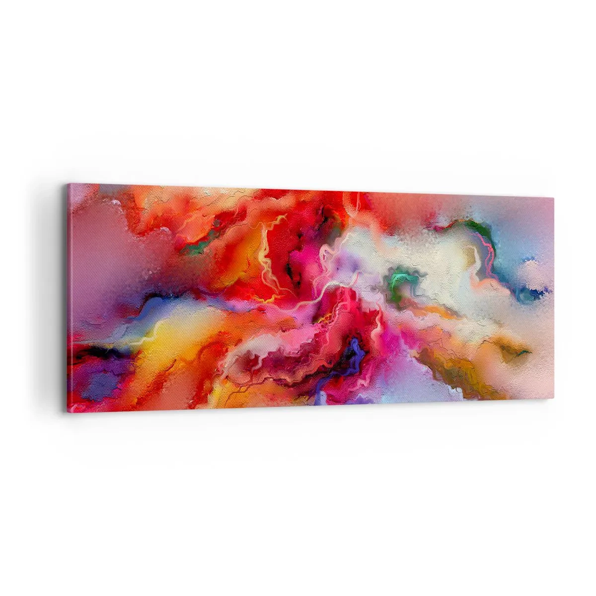 Canvastavla - Bild på duk - Fåna drömmarna - rök - 100x40 cm