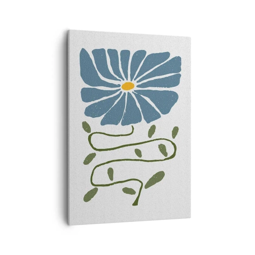 Canvastavla - Bild på duk - Kvist till blomma - 50x70 cm