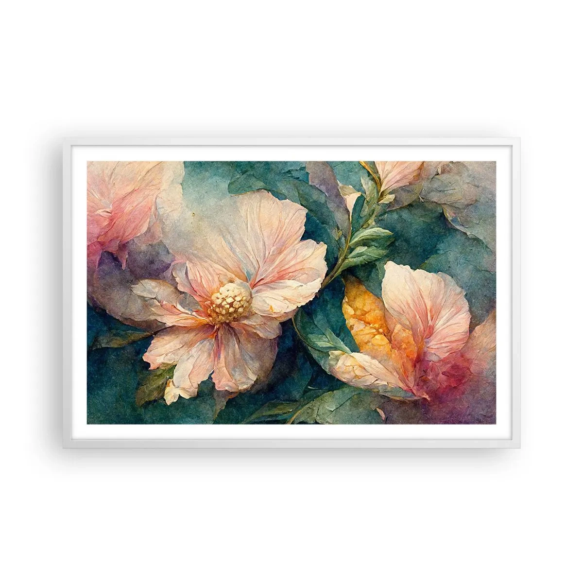 Affisch i vit ram - Bara subtilitet - 91x61 cm