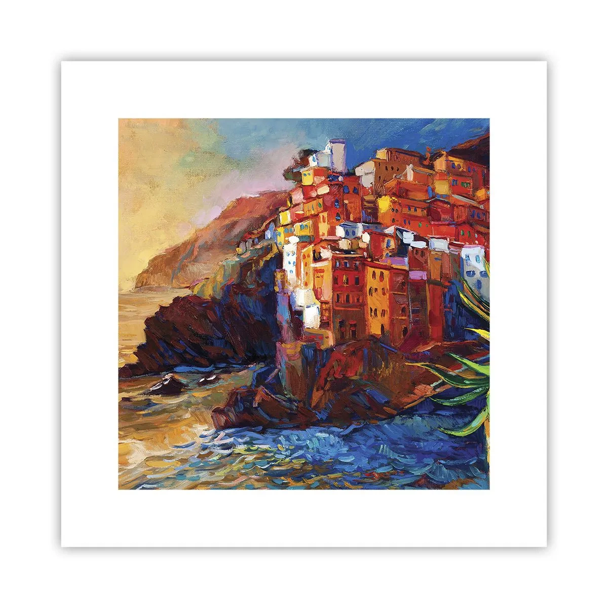 Affisch - Italiensk stämning - 30x30 cm