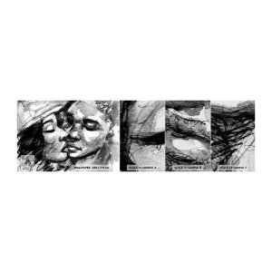 Provbit av fototapet Premium Canvas - Ett ömt ögonblick - Kyssar, Kärlek, Älskare - 100x30 cm