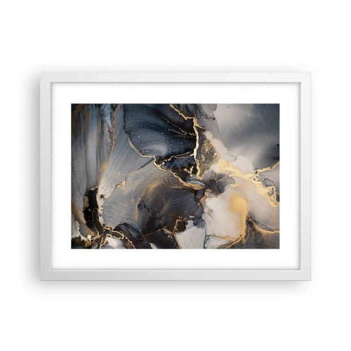 Affisch i vit ram - En stens liv - 40x30 cm
