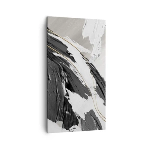 Canvastavla - Bild på duk - Storslagen abstraktion - 45x80 cm