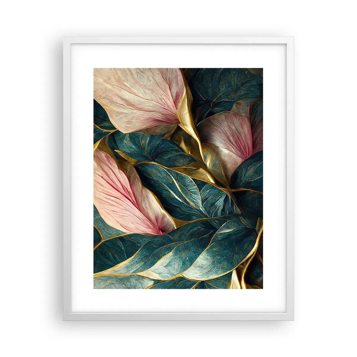 Affisch i vit ram - Naturlig elegans och stil - 40x50 cm