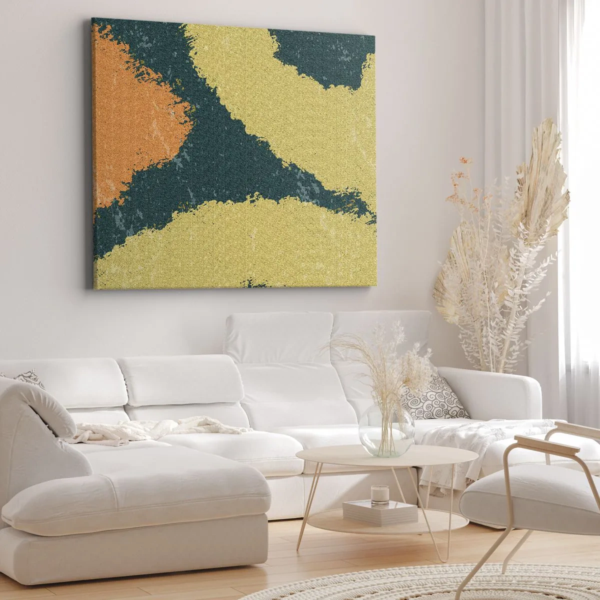 Canvastavla - Bild på duk - Abstraktion - i slow motion - 100x70 cm