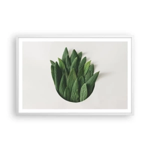 Affisch i vit ram - Ostoppbar nyfikenhet - 91x61 cm