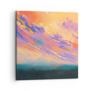 Canvastavla - Bild på duk - Dragkraft - 70x70 cm