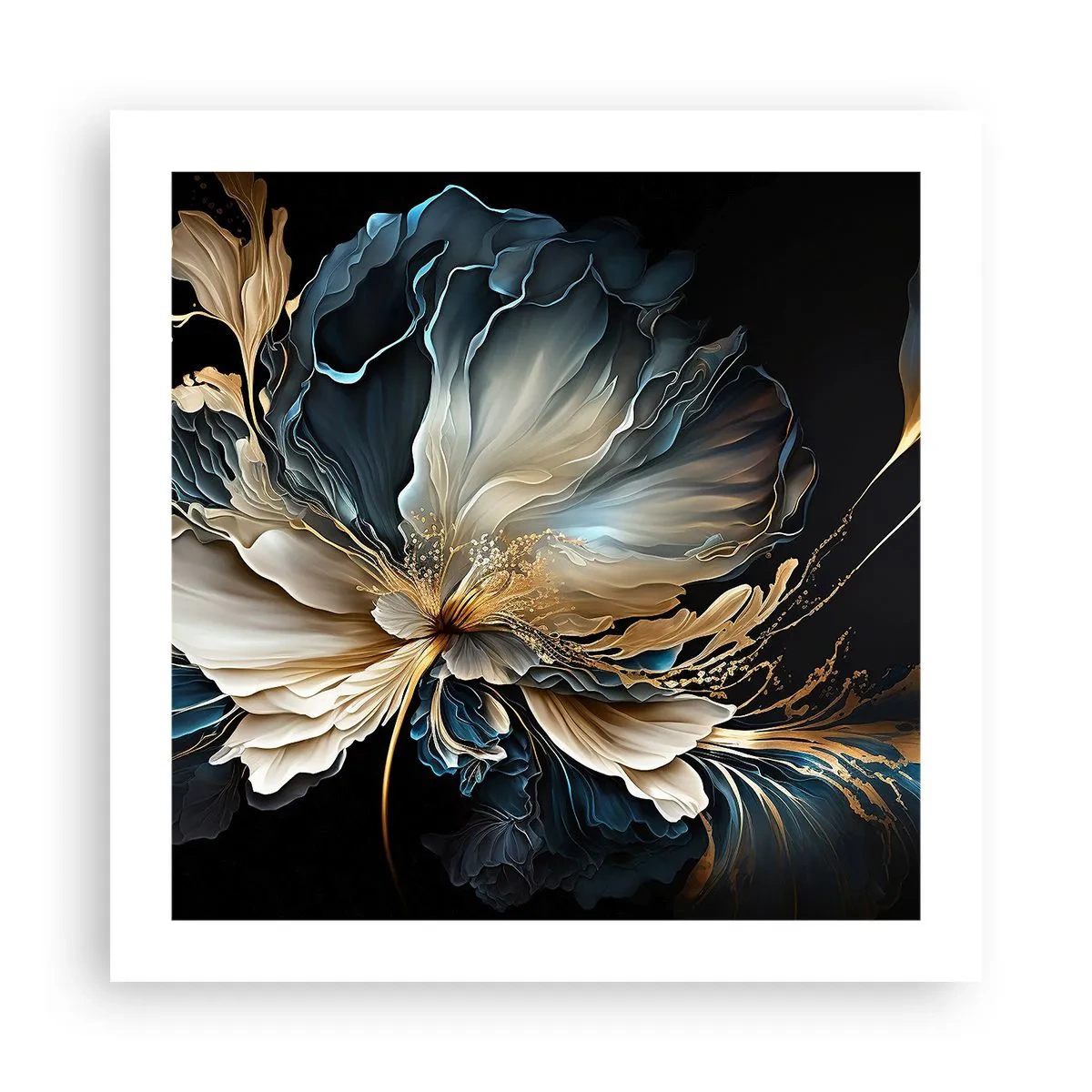 Affisch - Sagolik ormbunksblomma - 50x50 cm