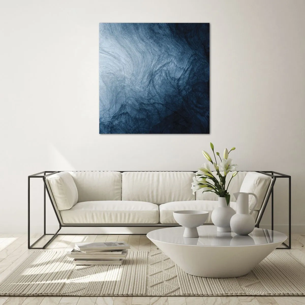 Glastavla - Bild på glas - Nå djupt in - 40x40 cm