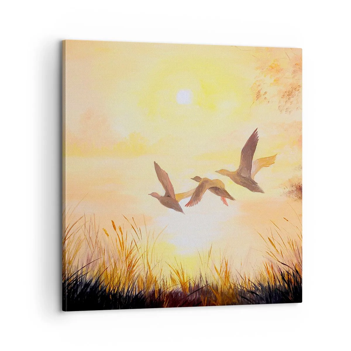 Canvastavla - Bild på duk - Början av en lång resa - 60x60 cm