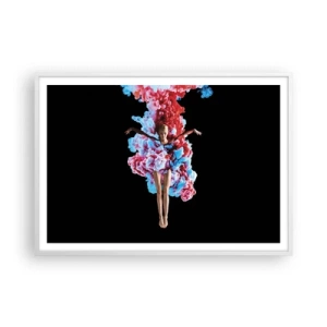 Affisch i vit ram - Fullt blommande - 100x70 cm