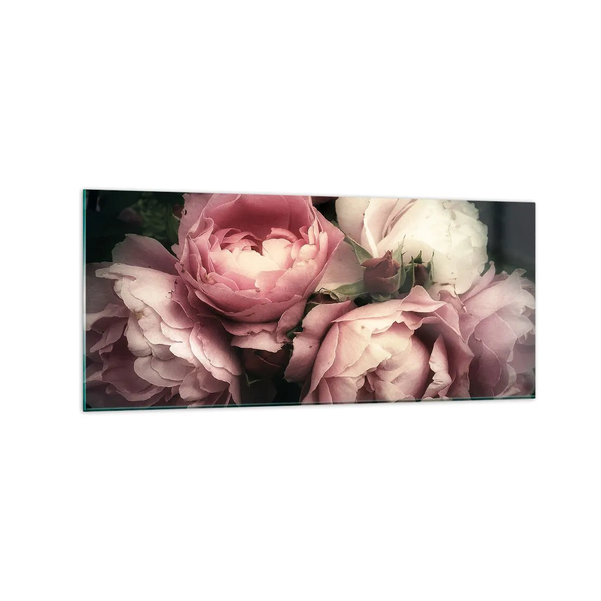 Glastavla - Bild på glas - Belle epoque charm - 120x50 cm