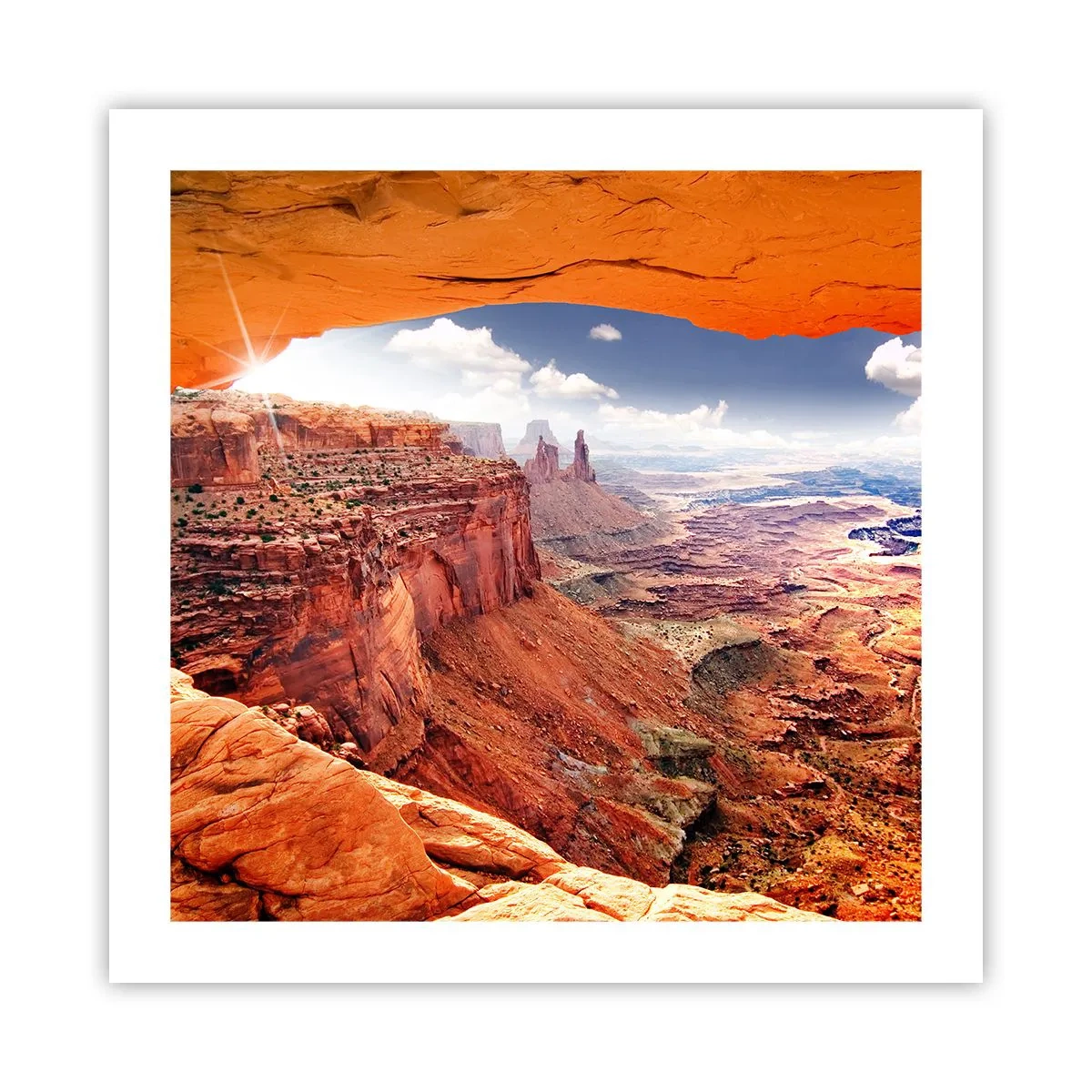 Affisch - Skapat av naturen - 50x50 cm