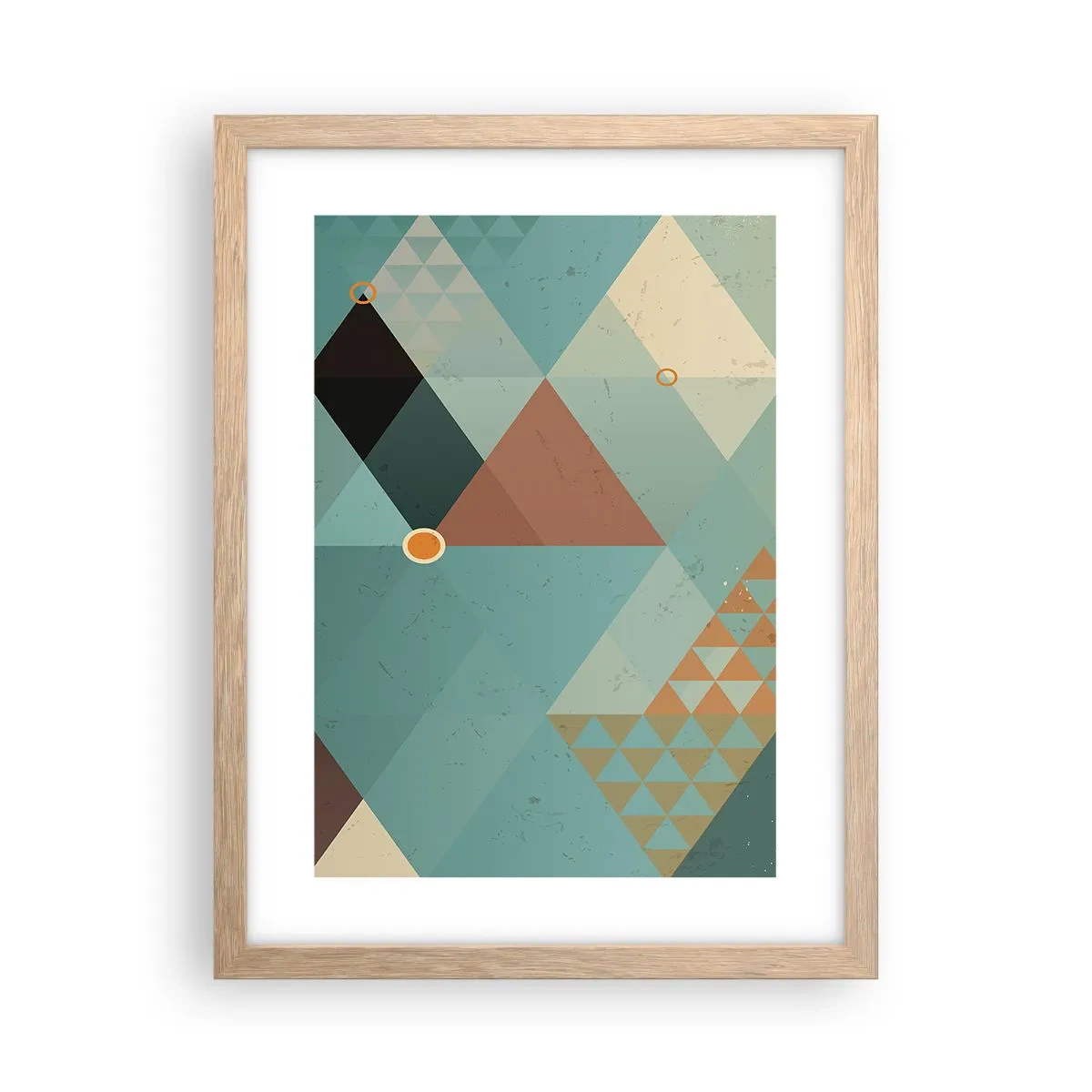 Affisch i ram av ljusek - Mångfaldens enighet, enighetens mångfald - 30x40 cm