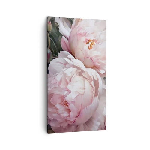Canvastavla - Bild på duk - Fast i blomning - 45x80 cm