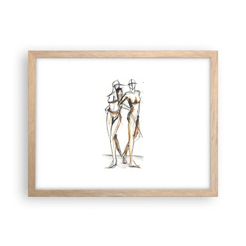 Affisch i ram av ljusek - Charmens studie - 40x30 cm