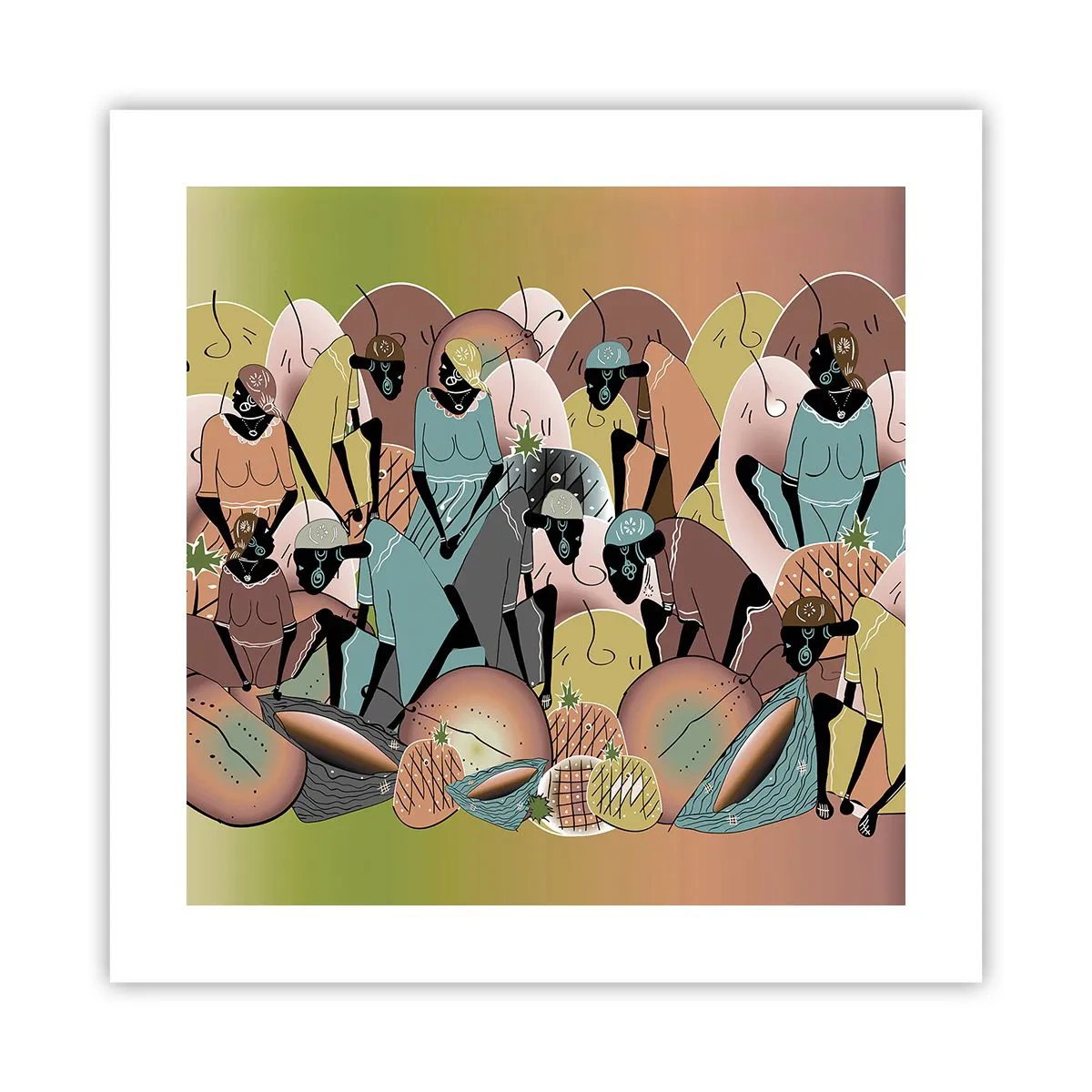 Affisch - Högtiden kommer - 40x40 cm