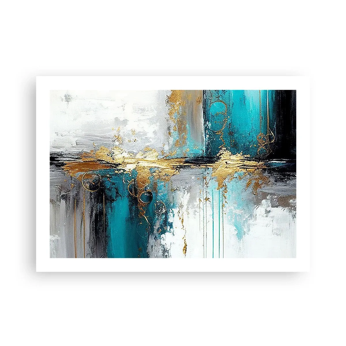 Affisch - Allting flödar - 70x50 cm
