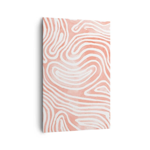 Canvastavla - Bild på duk - I en labyrint av koraller - 80x120 cm