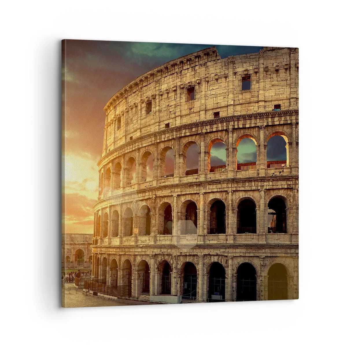 Canvastavla - Bild på duk - Kolossalt intryck - 60x60 cm