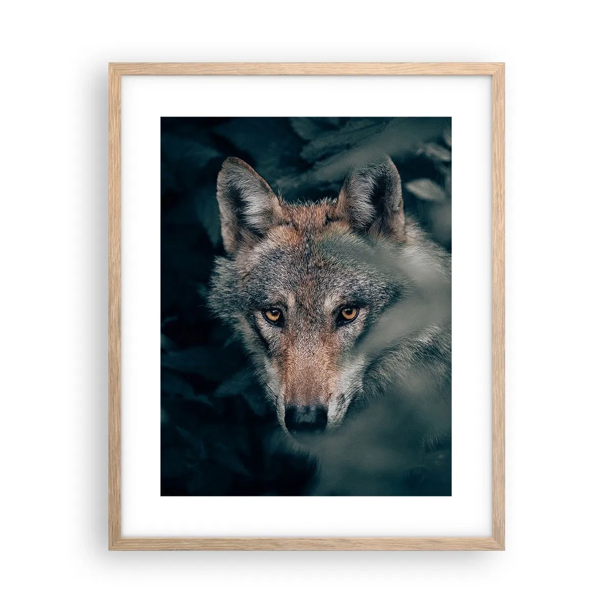 Affisch i ram av ljusek - Jägare - 40x50 cm