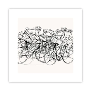 Affisch - Lagarbete - 30x30 cm