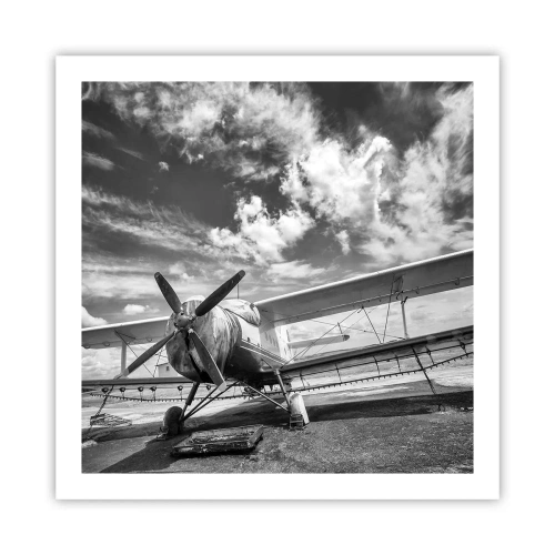 Affisch - Jag kan inte vänta! - 60x60 cm