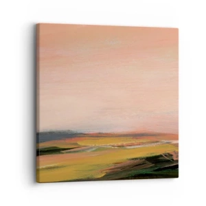 Canvastavla - Bild på duk - I rosa - 30x30 cm