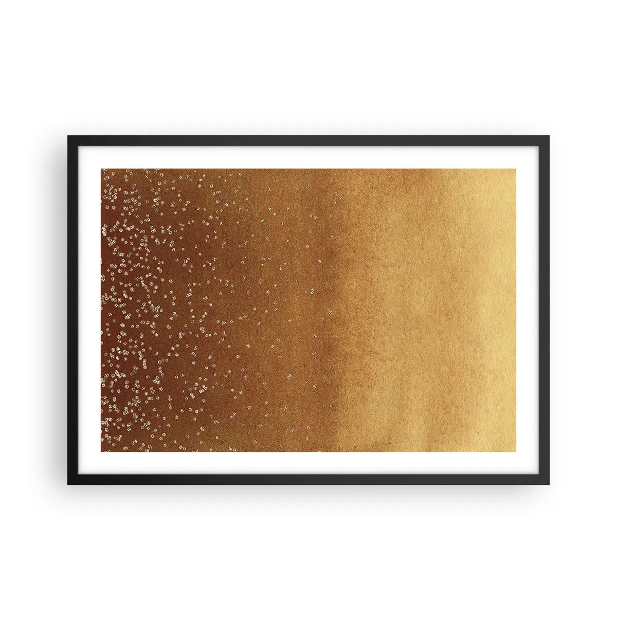 Affisch i svart ram - Ljusets födsel - 70x50 cm