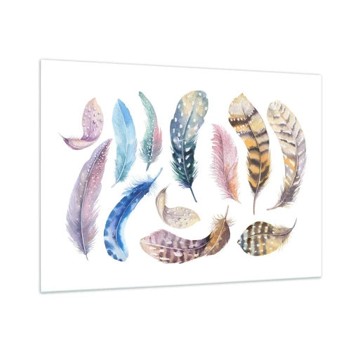 Glastavla - Bild på glas - Lätta, färgglada och färgrika - 100x70 cm