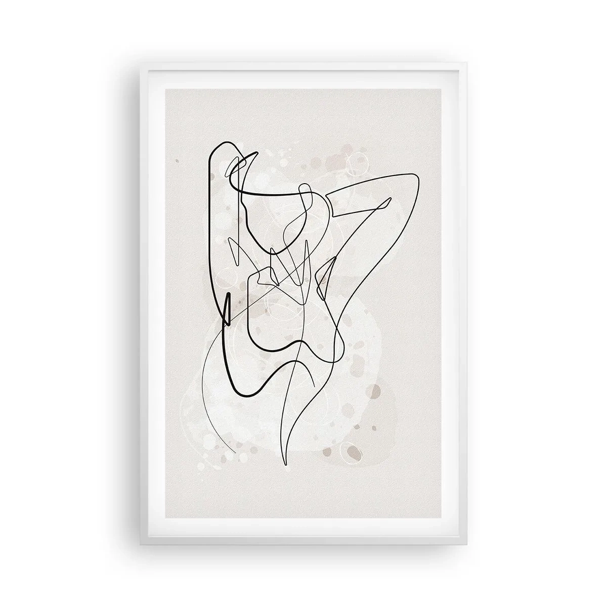 Affisch i vit ram - Konsten att förföra - 61x91 cm