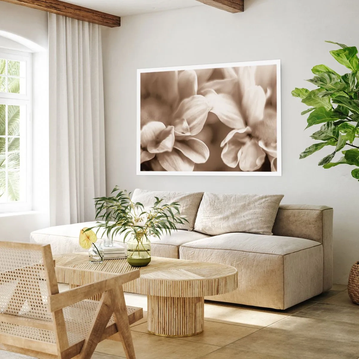 Affisch - Milda som ett leende - 50x40 cm