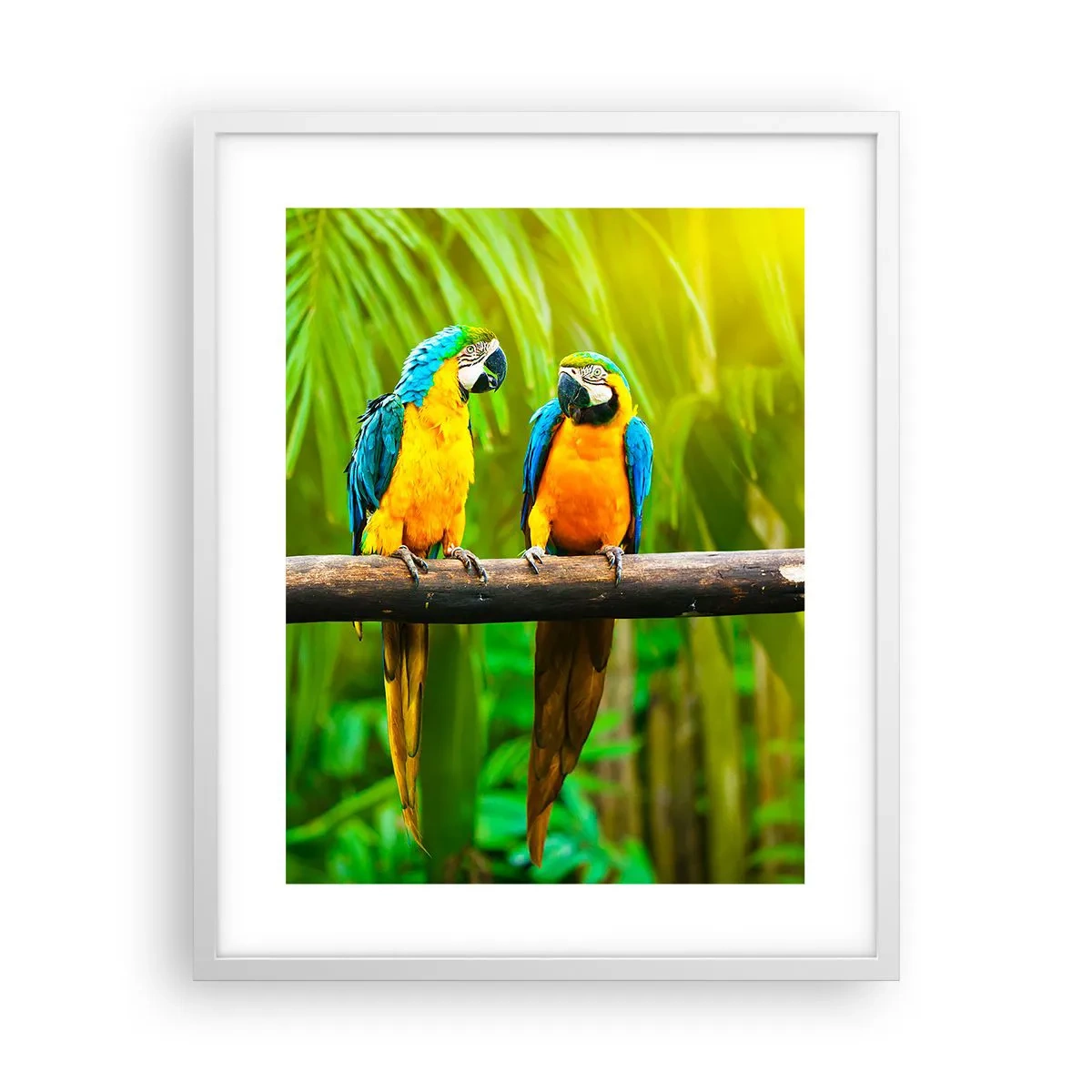 Affisch i vit ram - Har du hört att hon...? - 40x50 cm