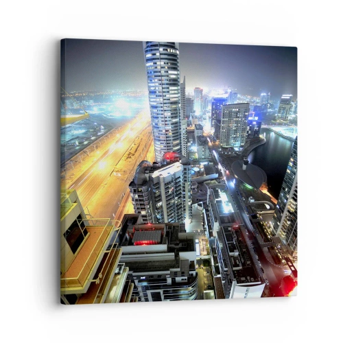 Canvastavla - Bild på duk - Underverk på öknen - 30x30 cm