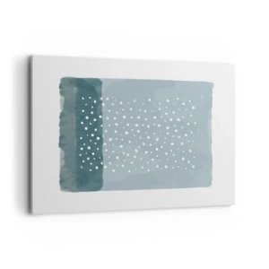 Canvastavla - Bild på duk - Uppstådda ur det blåa - 100x70 cm