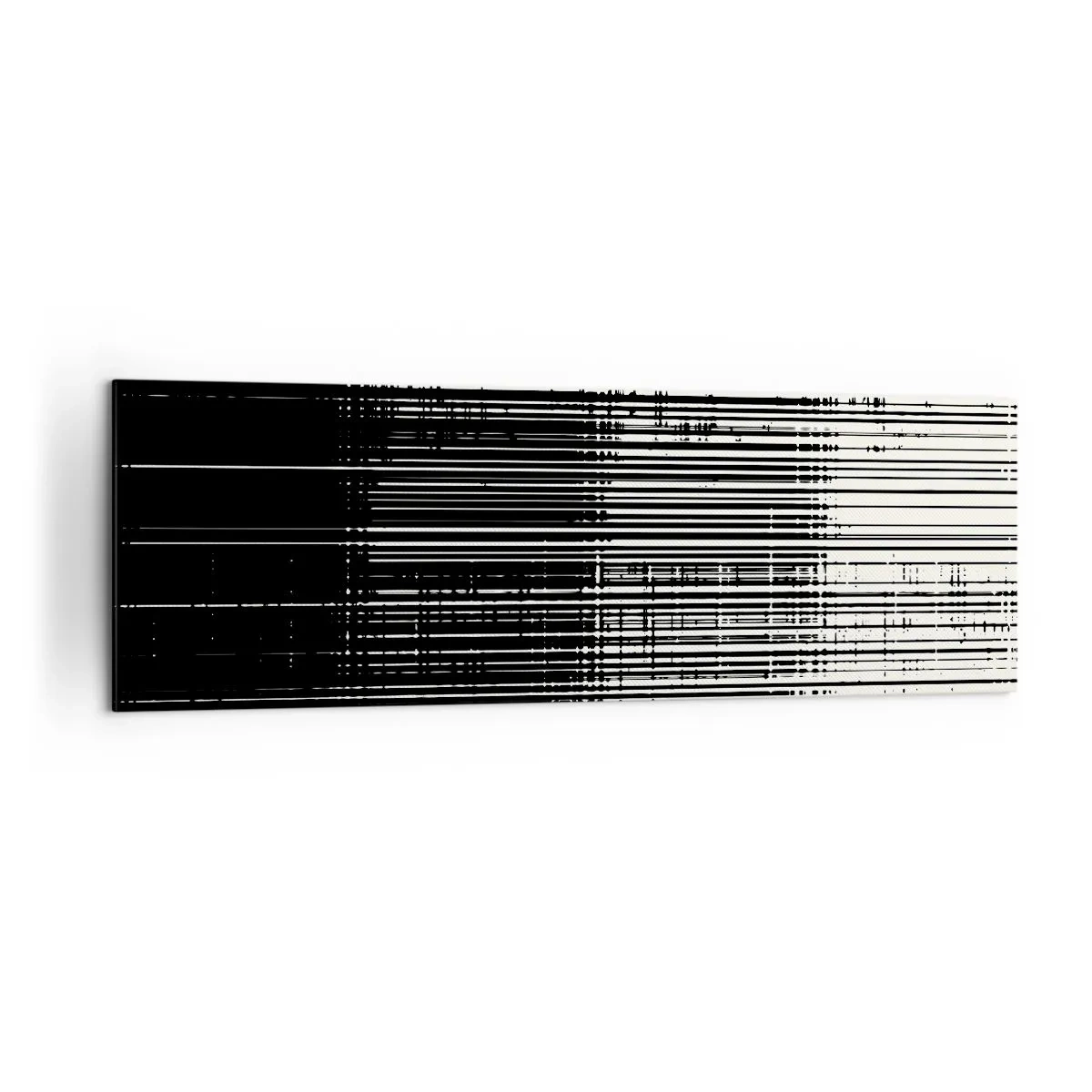 Canvastavla - Bild på duk - Vågor och vibrationer - 160x50 cm