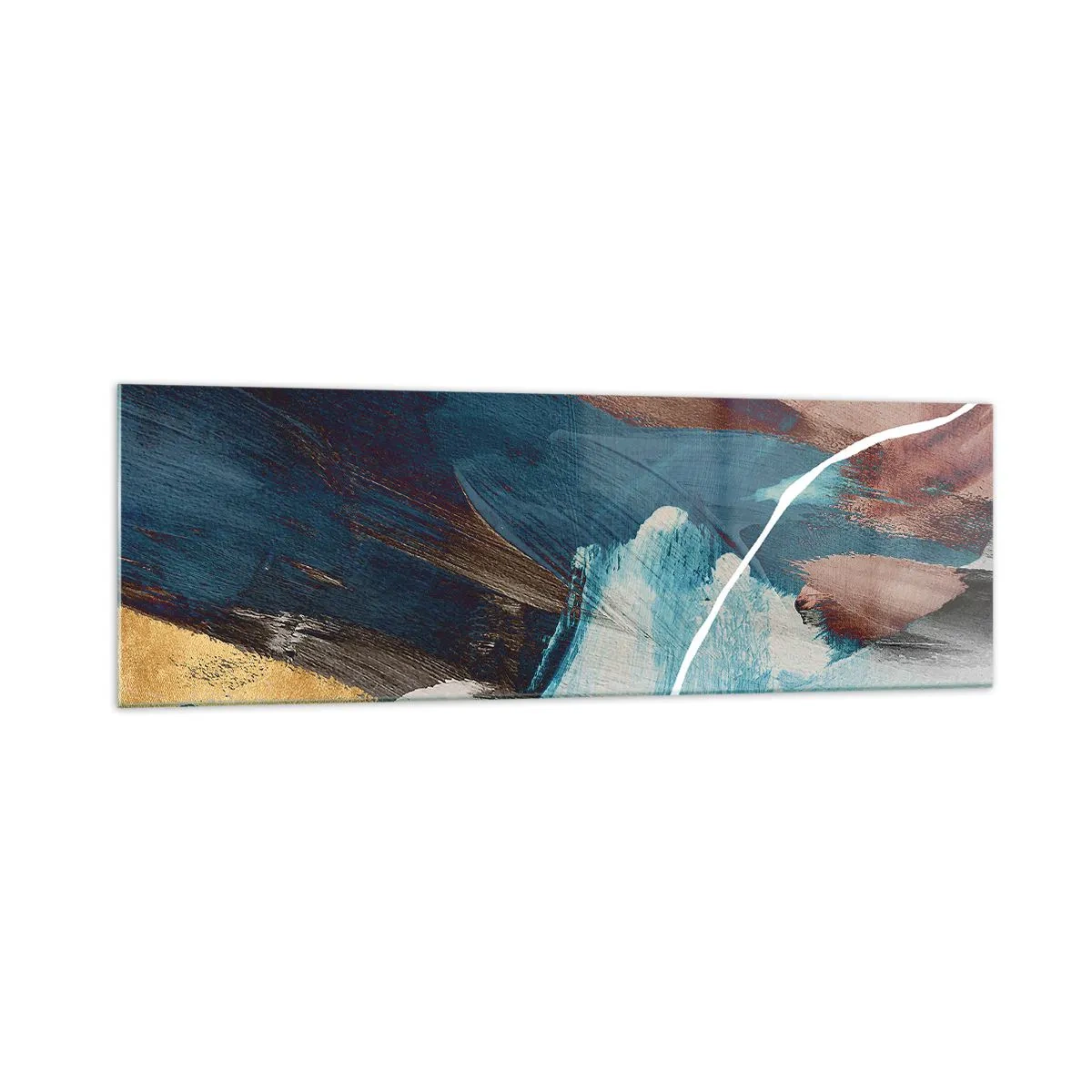 Glastavla - Bild på glas - Med styrka och energi - 160x50 cm