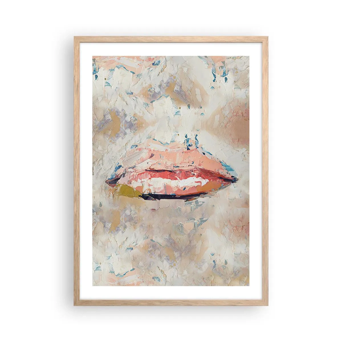 Affisch i ram av ljusek - Väcker sinnen - 50x70 cm