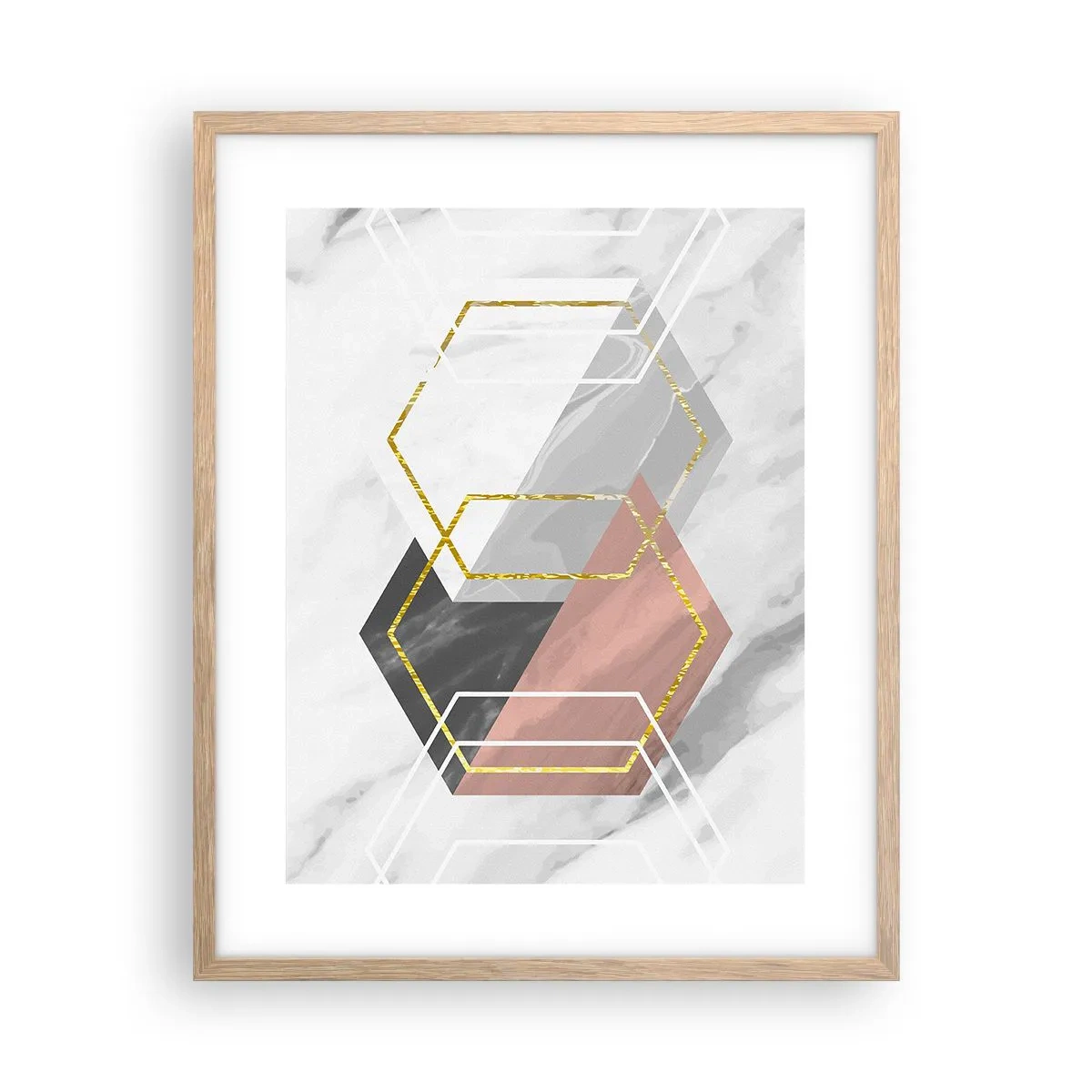 Affisch i ram av ljusek - Kedjekomposition - 40x50 cm
